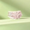 Pink striped underpants in multiple colors stacked, pure cotton, comfortable and breathable, unisex details Picture